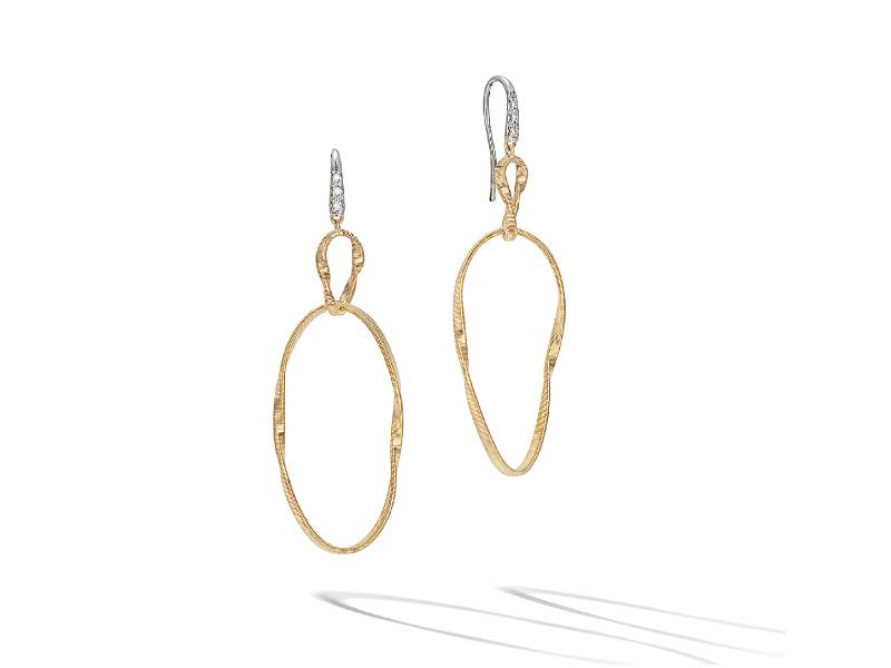 EARRINGS YELLOW GOLD AND DIAMONDS MARRAKECH ONDE MARCO BICEGO OG369-A-B
